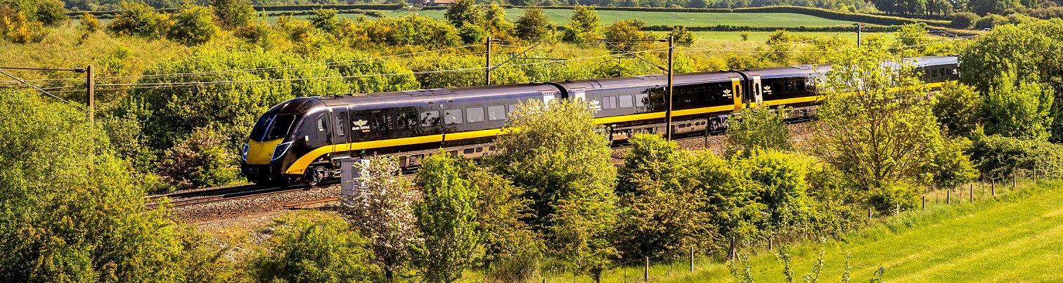Grand Central train in countryside